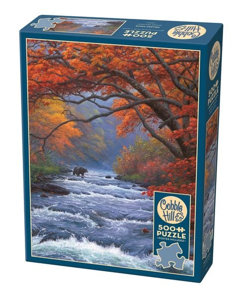 COBBLE HILL PUZZLES - Fluss im Herbst 500 Teile