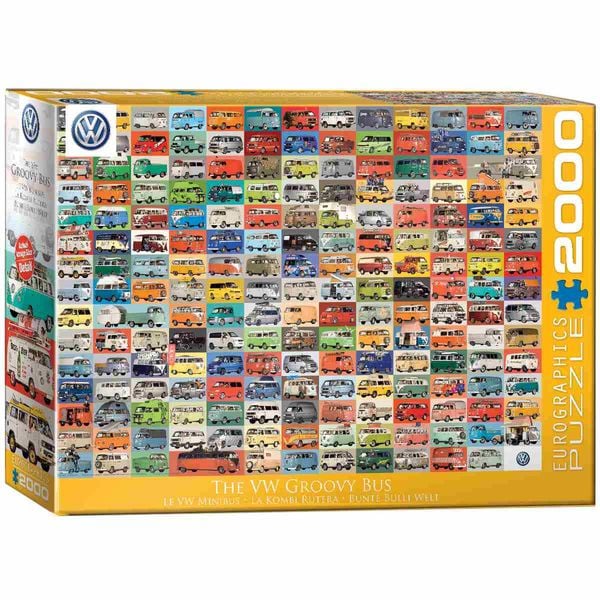 Eurographics 8220-0783 - VW Bulli Collage, Puzzle, 2.000 Teile