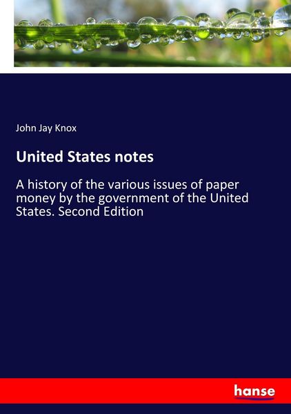 Produktbild: United States notes