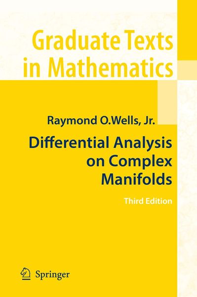 Produktbild: Differential Analysis on Complex Manifolds