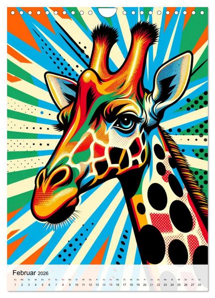 Produktbild: Pop Art - In der &Auml;ra der K&uuml;nstlichen Intelligenz (Wandkalender 2026 DIN A4 hoch), CALVENDO Monatskalender