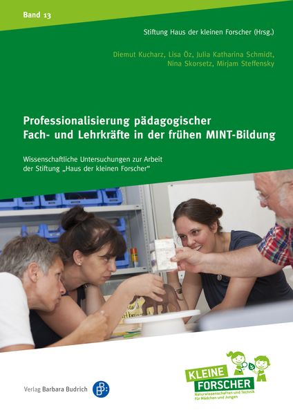 Produktbild: Professionalisierung p&auml;dagogischer Fach- und Lehrkr&auml;fte in der fr&uuml;hen MINT-Bildung