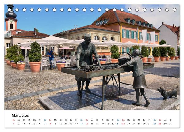 Produktbild: Schwetzingen - Ansichtssache (Tischkalender 2026 DIN A5 quer), CALVENDO Monatskalender