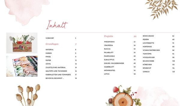 Produktbild: Boho Watercolor &ndash; Flowers & Garden