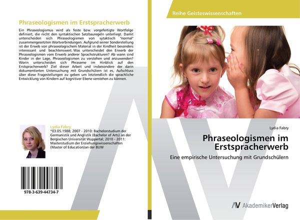 Produktbild: Phraseologismen im Erstspracherwerb