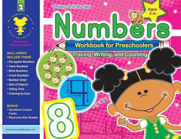 Produktbild: Snissy Snit Burger(TM) Numbers Workbook for Preschoolers