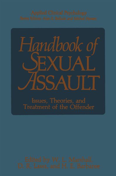 Produktbild: Handbook of Sexual Assault