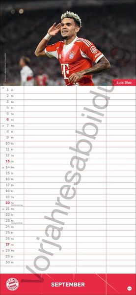 Produktbild: FC Bayern M&uuml;nchen Fanplaner 2027