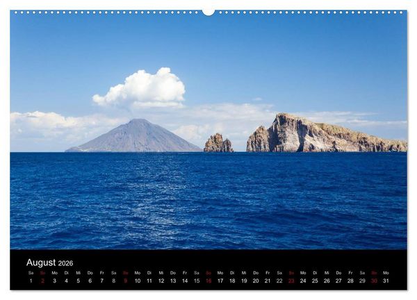 Produktbild: Liparische Inseln (hochwertiger Premium Wandkalender 2026 DIN A2 quer), Kunstdruck in Hochglanz