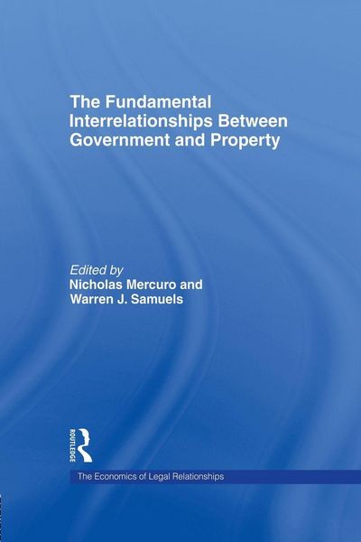 Produktbild: The Fundamental Interrelationships between Government and Property