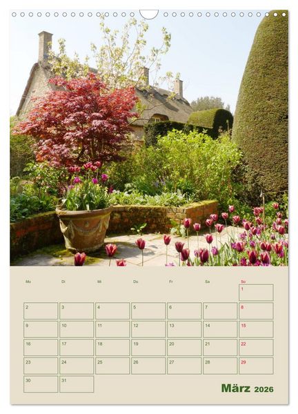 Produktbild: Schl&ouml;sser und G&auml;rten in England (Wandkalender 2026 DIN A3 hoch), CALVENDO Monatskalender