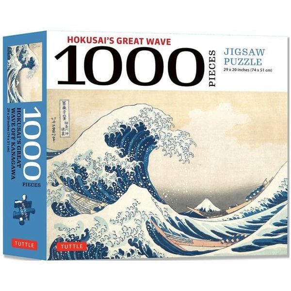 Hokusai's Great Wave - 1000 Piece Jigsaw Puzzle