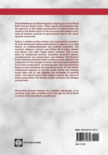 Produktbild: Social Resilience and State Fragility in Haiti