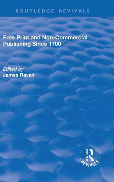 Produktbild: Free Print and Non-commercial Publishing Since 1700
