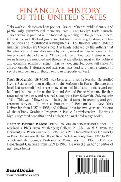 Produktbild: Financial History of the United States