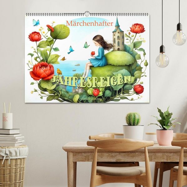 Produktbild: M&auml;rchenhafter Jahresreigen (Wandkalender 2026 DIN A2 quer), CALVENDO Monatskalender