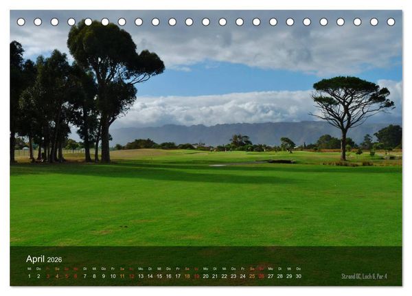 Produktbild: Golfpl&auml;tze Kapstadt (Tischkalender 2026 DIN A5 quer), CALVENDO Monatskalender
