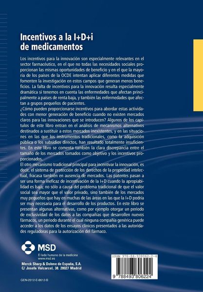 Produktbild: Incentivos a la I+D+i de medicamentos
