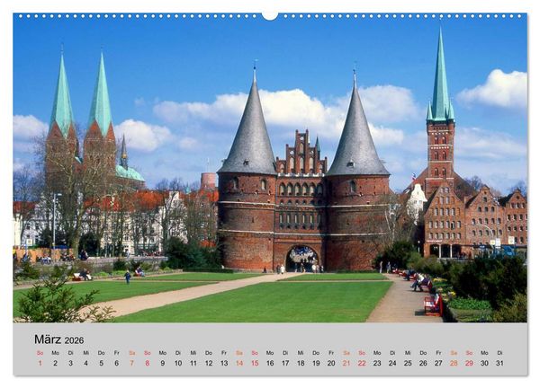 Produktbild: Schleswig-Holstein, Urlaubsland zwischen Nord- und Ostsee (Wandkalender 2026 DIN A2 quer), CALVENDO Monatskalender