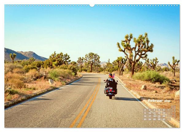 Produktbild: Fernweh und Traumziele: Auf Motorrad-Tour in den USA (Wandkalender 2026 DIN A2 quer), CALVENDO Monatskalender