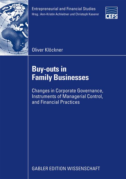 Produktbild: Buy-outs in Family Businesses