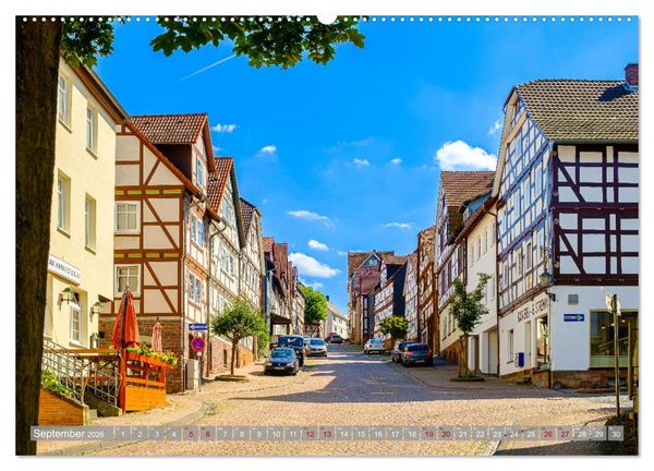 Produktbild: Ein Blick auf Frankenberg an der Eder (Wandkalender 2026 DIN A2 quer), CALVENDO Monatskalender
