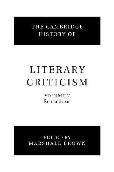 Produktbild: The Cambridge History of Literary Criticism