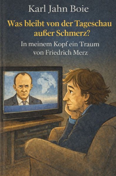Produktbild: Was bleibt von der Tagesschau au&szlig;er Schmerz? In meinem Kopf ein Traum von Friedrich Merz.