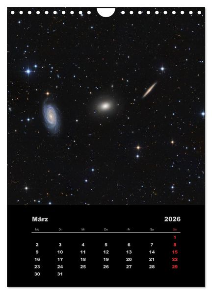Produktbild: Astronomie 2026 (Wandkalender 2026 DIN A4 hoch), CALVENDO Monatskalender