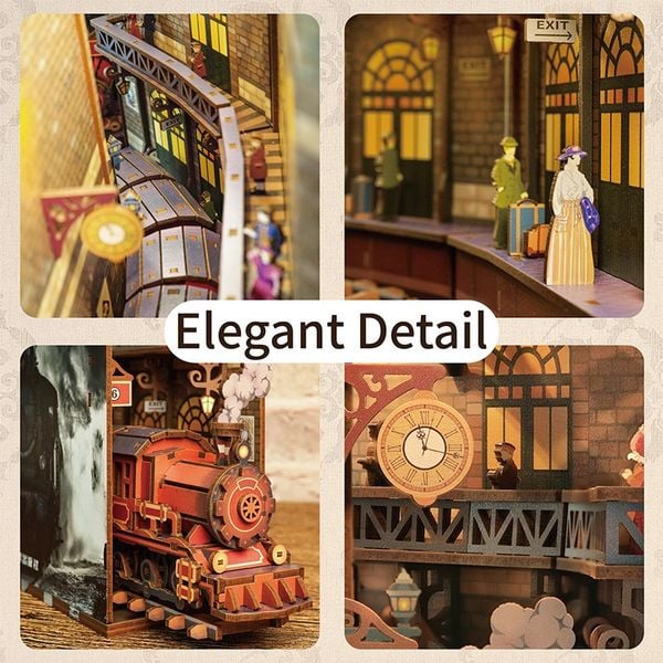Book Nook DIY Bücherecke The Steam Age