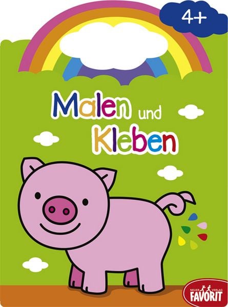 Produktbild: Malen und Kleben &ndash; Schwein (ab 4 Jahren)
