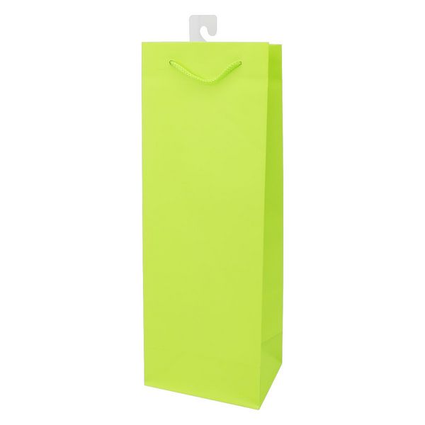 Produktbild: Idena Flaschentasche uni blau gelb rot gr&uuml;n 12x35x9cm 4fach sortiert 128g/m&sup2;