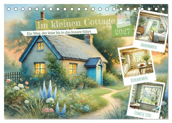 Produktbild: Im kleinen Cottage (Tischkalender 2027 DIN A5 quer), CALVENDO Monatskalender