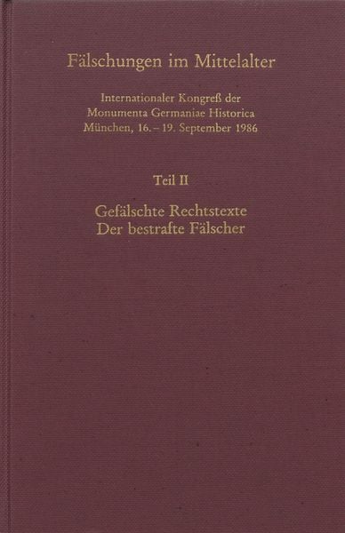 Produktbild: F&auml;lschungen im Mittelalter