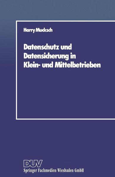 Produktbild: Datenschutz und Datensicherung in Klein- und Mittelbetrieben
