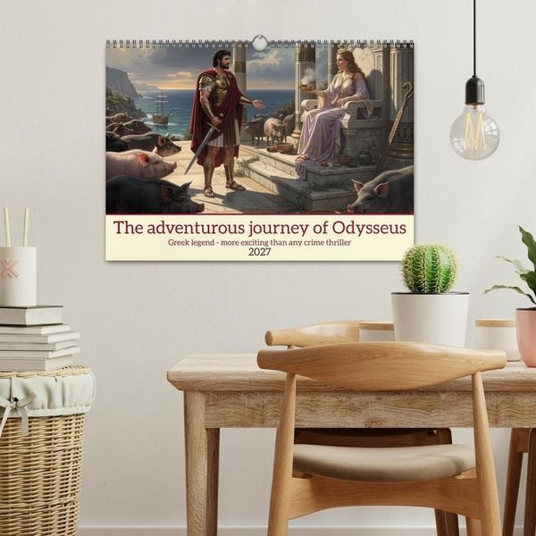 Produktbild: The adventurous journey of Odysseus (Wall Calendar 2027 DIN A3 landscape), CALVENDO 12 Month Wall Calendar