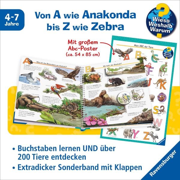 Produktbild: Wieso? Weshalb? Warum? Sonderband - Mein ABC der Tiere