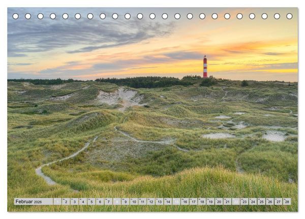 Produktbild: Wundersch&ouml;nes Amrum (Tischkalender 2026 DIN A5 quer), CALVENDO Monatskalender