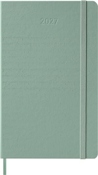 Produktbild: Moleskine 12 Monate Wochen Notizkal. 27 A5 Geb Gr&uuml;n