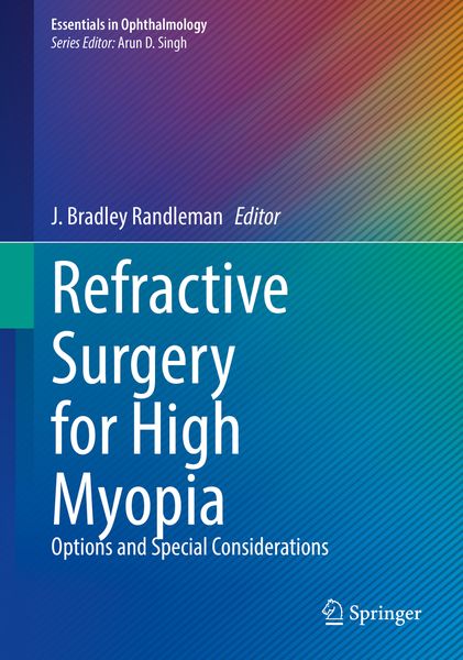 Produktbild: Refractive Surgery for High Myopia