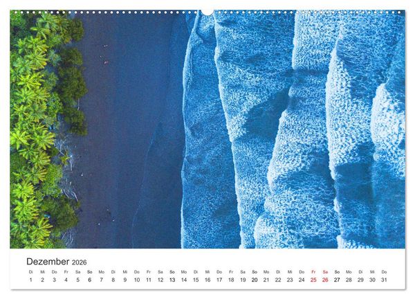 Produktbild: Costa Rica - exotische Tierwelt und unber&uuml;hrte Natur (Wandkalender 2026 DIN A2 quer), CALVENDO Monatskalender