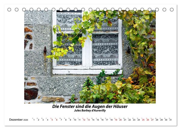 Produktbild: Fenster Gedanken (Tischkalender 2026 DIN A5 quer), CALVENDO Monatskalender