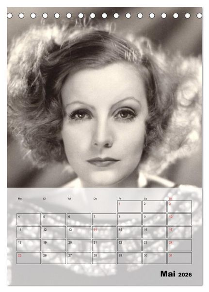 Produktbild: Filmstars der goldenen Leinwandjahre (Tischkalender 2026 DIN A5 hoch), CALVENDO Monatskalender