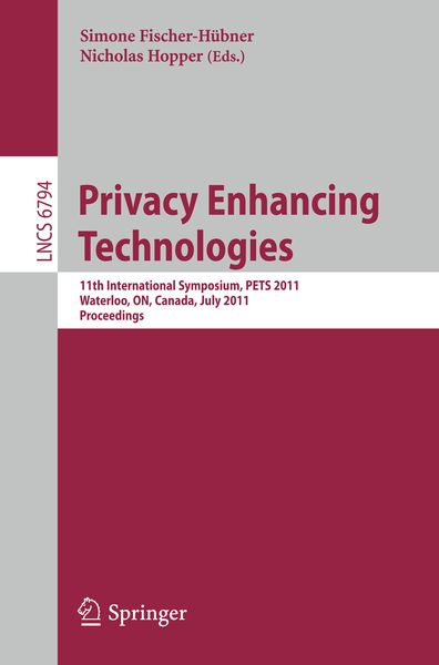 Produktbild: Privacy Enhancing Technologies