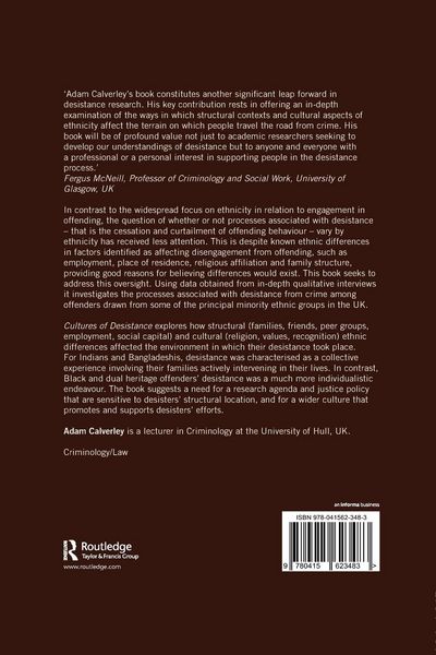 Produktbild: Cultures of Desistance
