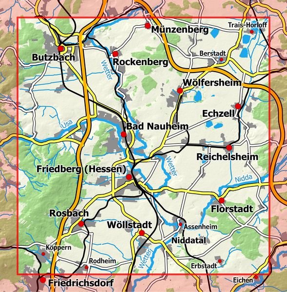 Produktbild: Bad Nauheim - Wetterau Nord