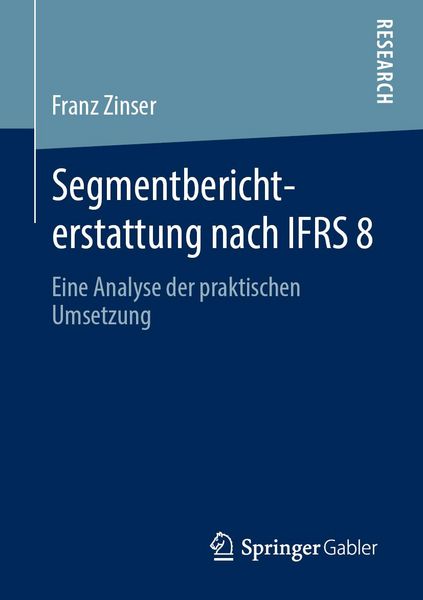 Produktbild: Segmentberichterstattung nach IFRS 8