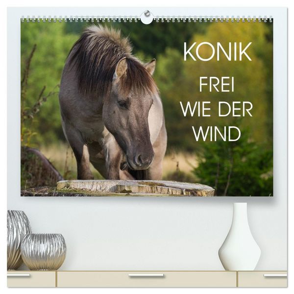 Produktbild: Konik - Frei geboren (hochwertiger Premium Wandkalender 2026 DIN A2 quer), Kunstdruck in Hochglanz
