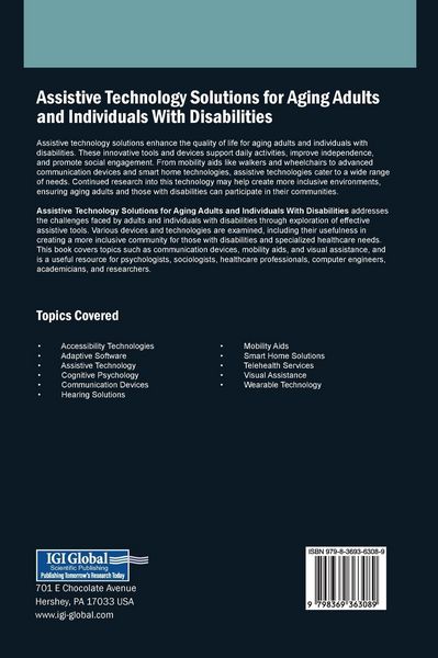 Produktbild: Assistive Technology Solutions for Aging Adults and Individuals With Disabilities