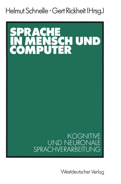 Produktbild: Sprache in Mensch und Computer